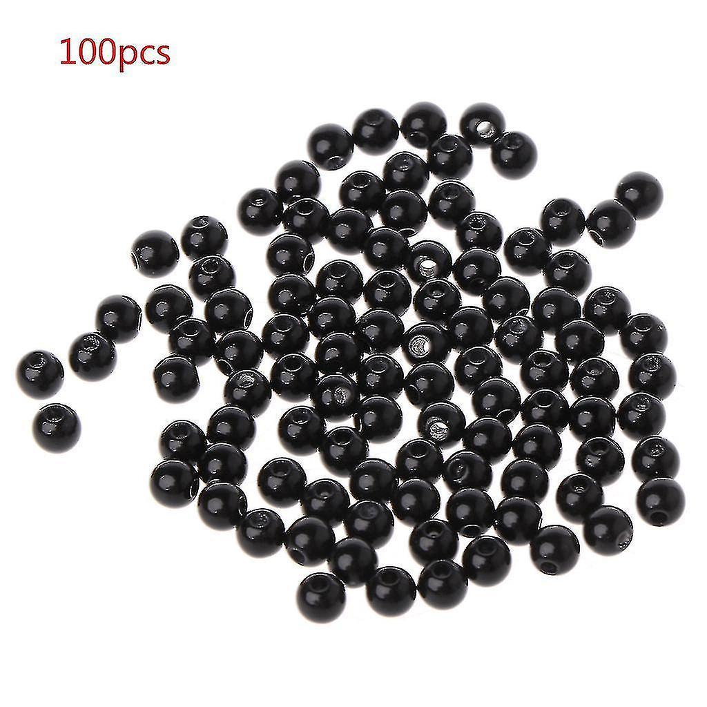 100pcs 3-12mm Black Safety Doll Eyes Sewing Beads For Diy Bear Stuffed Toys Scrapbooking Crafts-size