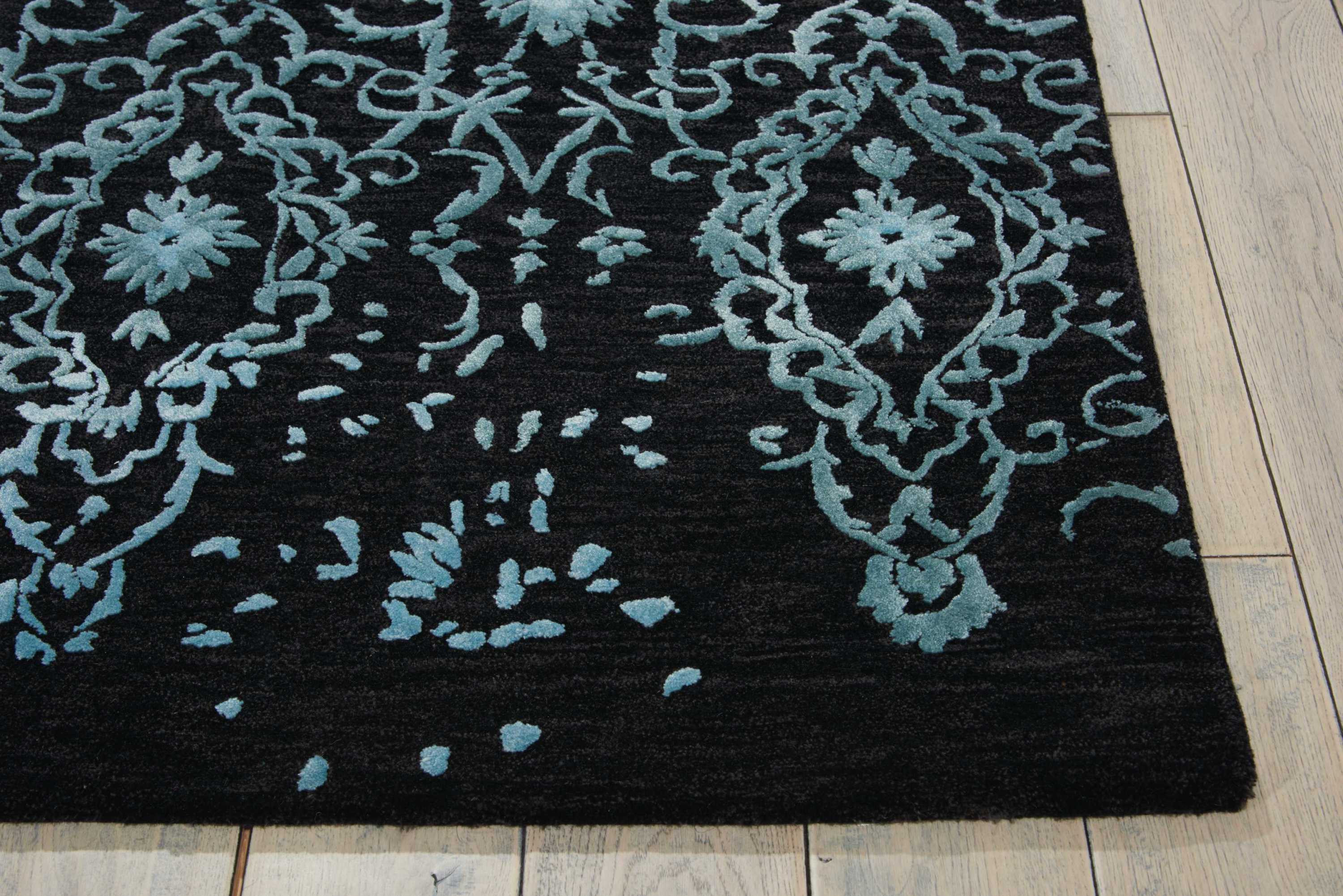 Opaline Hand Tufted Midnight/Blue Rug