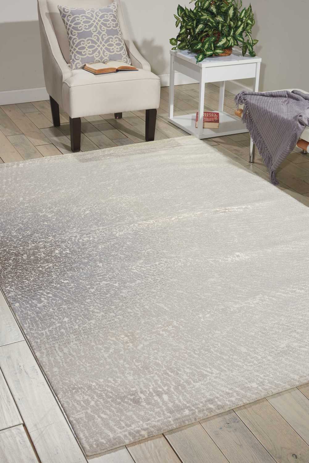 Twilight Ivory/Grey Modern Rug