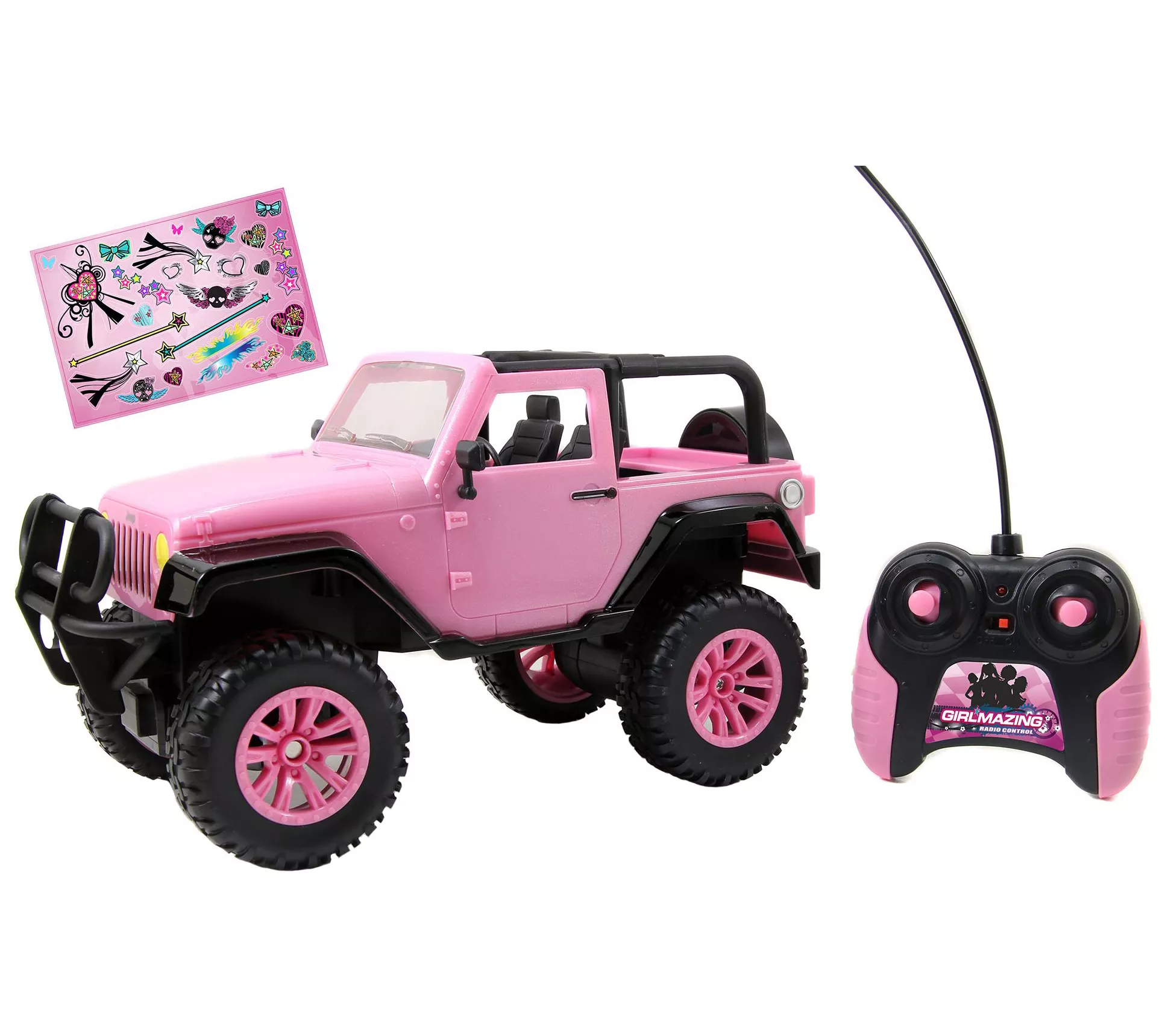 Jada Toys - GirlMazing 1 16 Scale Remote Control Pink Jeep