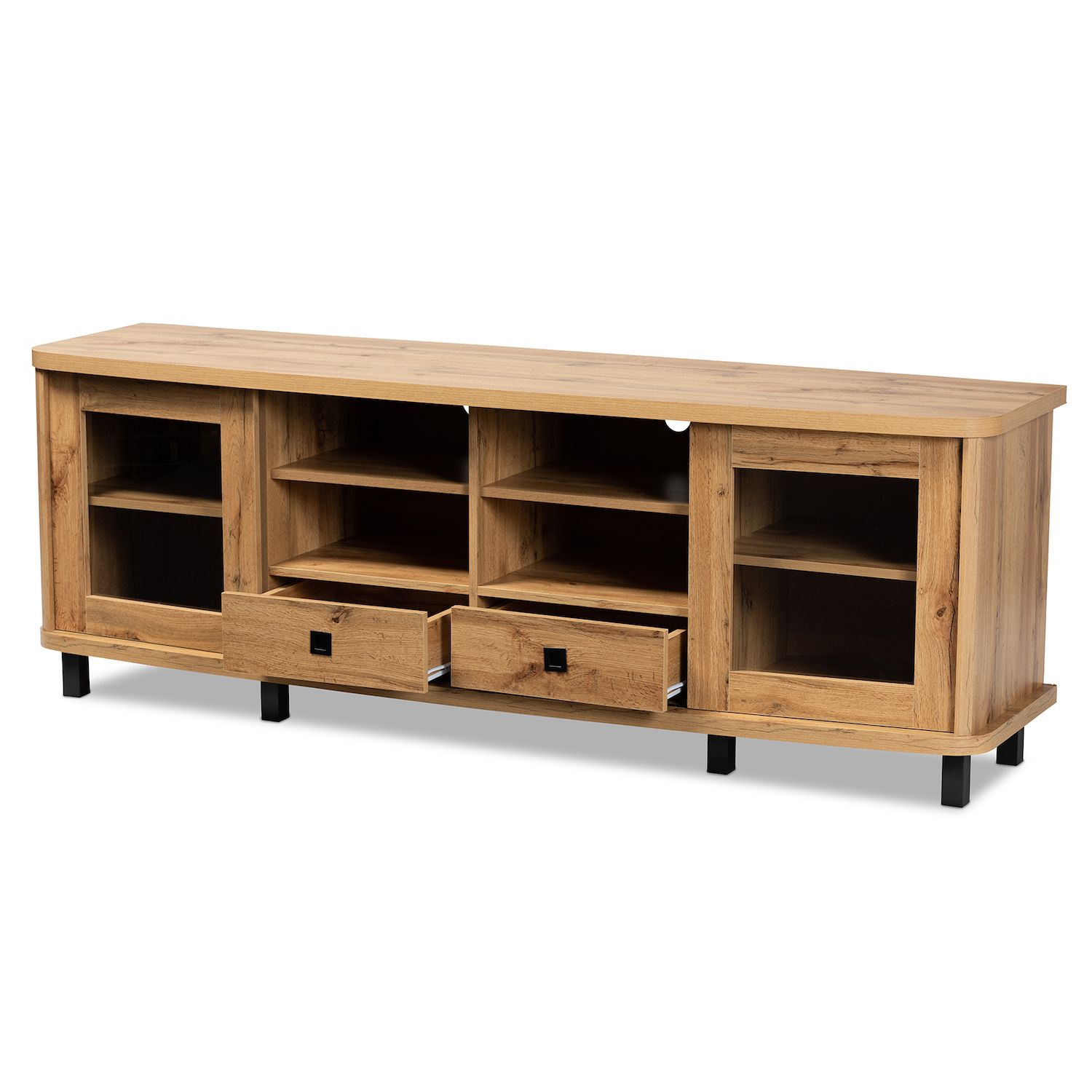 Baxton Studio Walda 2-Drawer TV Stand