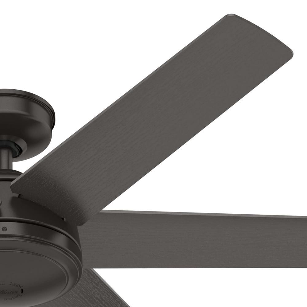 Hunter Jetty 52 in Outdoor Noble Bronze Ceiling Fan with Wall Switch