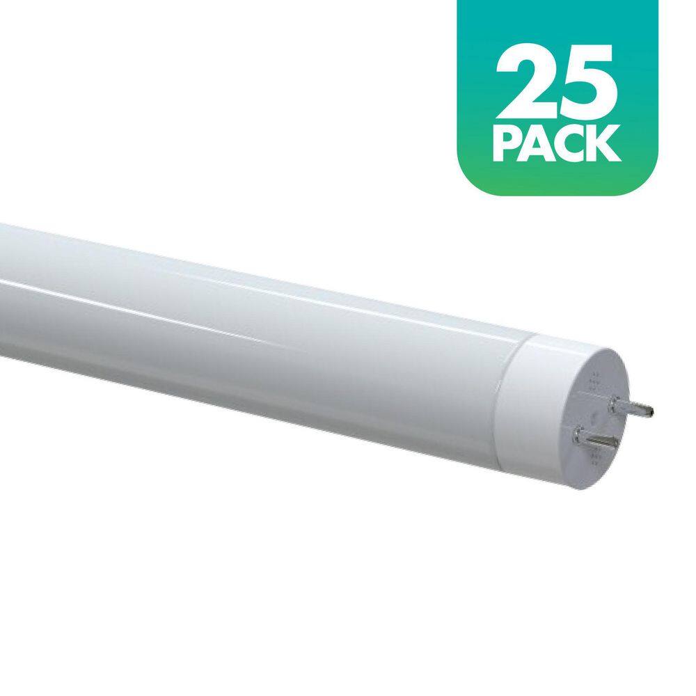 Simply Conserve 14-Watt32-Watt Equivalent 4 ft. Linear T8 Hybrid Type AB LED Tube Light Bulb Daylight 5000K (25-Pack) L14T8G50AB