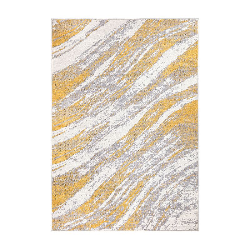 World Rug Gallery Modern Abstract Swirl Design Area Rug