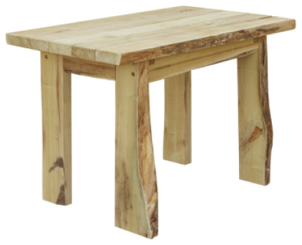 Autumnwood Table   Live Edge Blue Mountain Locust Collection   Rustic   Outdoor Dining Tables   by Furniture Barn USA  Houzz