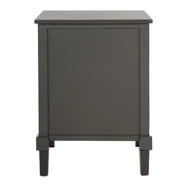 SAFAVIEH Rosaleen Grey Storage Side Table - 16.9