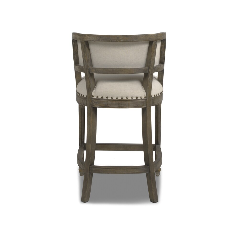 Paris Farmhouse Counter and Bar Stool with Backrest