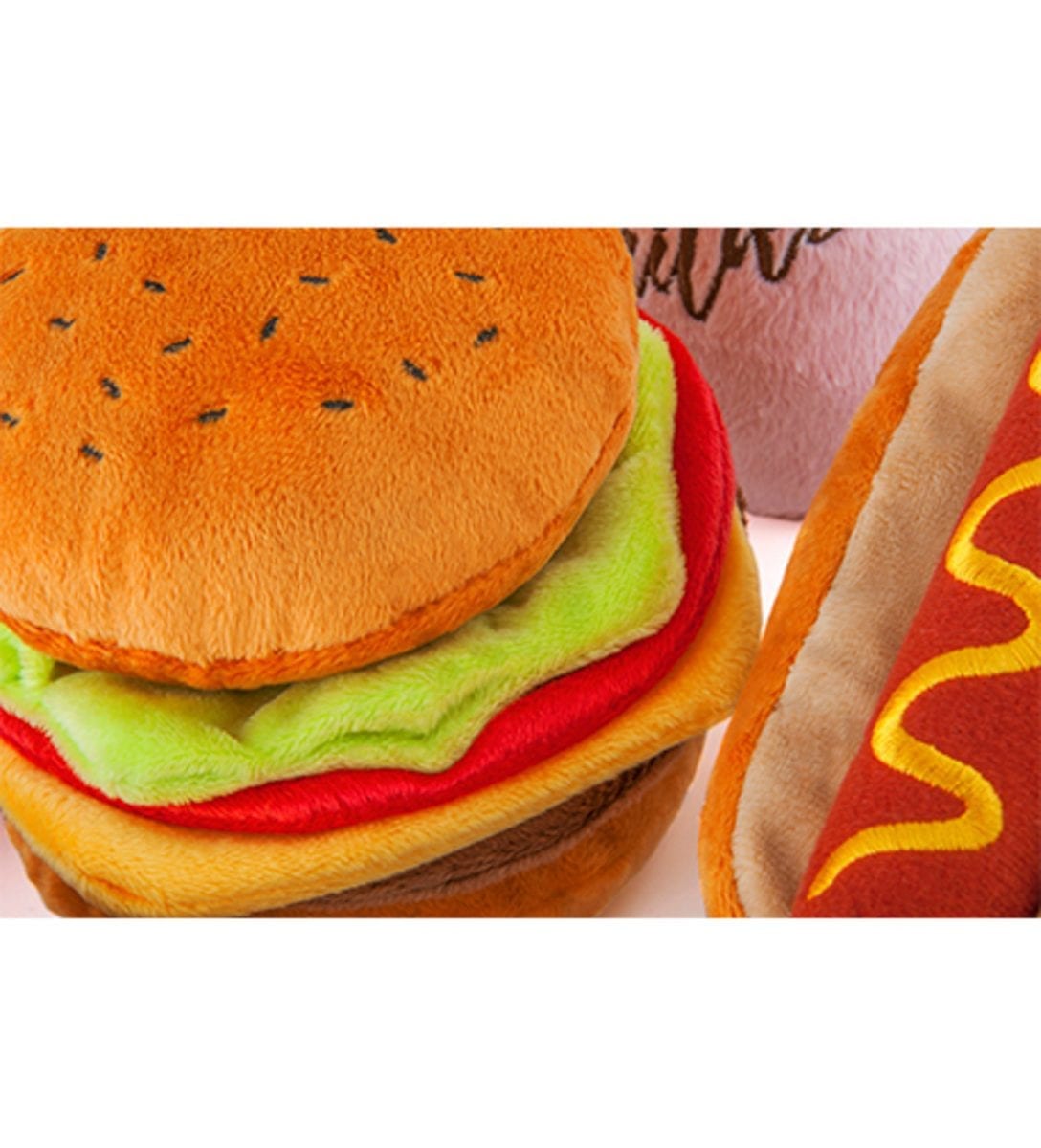 PET PLAY Barky Burger Dog Toy