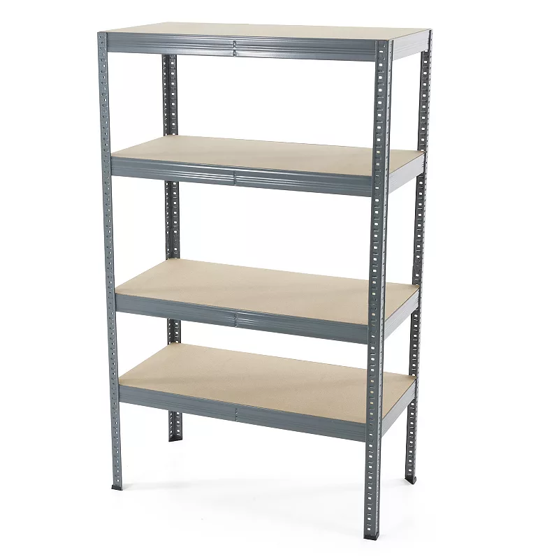 Trestles 36x60 4 Tier Adjustable Metal Shelves Garage Storage， 800 lb Capacity