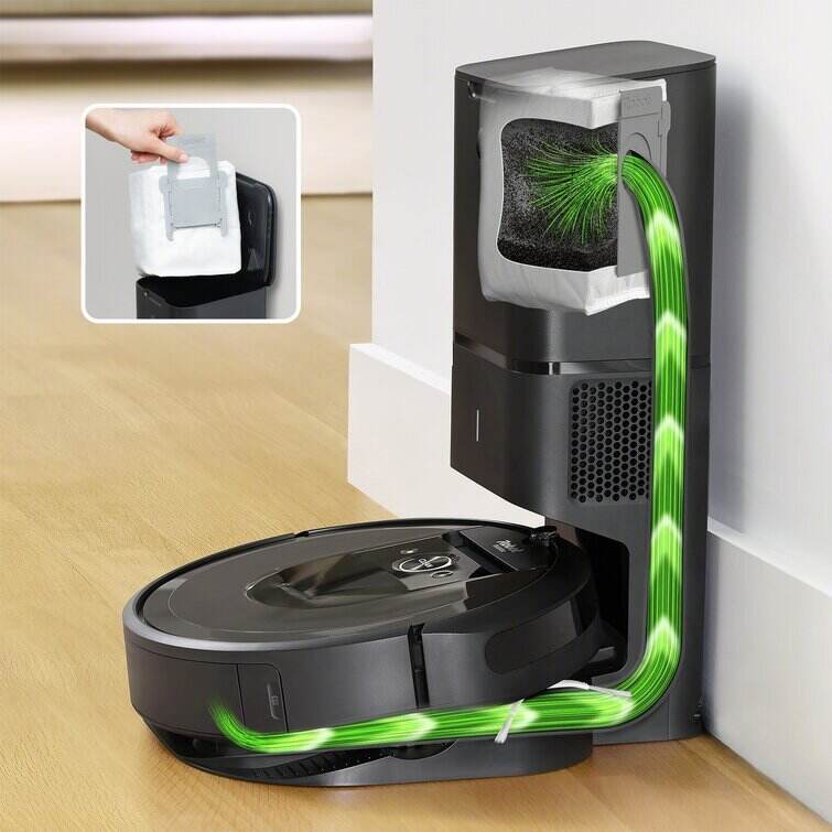 Clearance Sale -iRobot Roomba i7+ (7550) Wi-Fi® Connected Self-Emptying Robot Vacuum