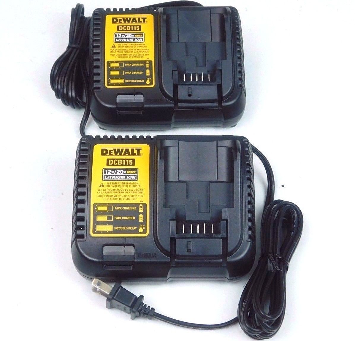 DeWalt DCB115 Charger 2 pack