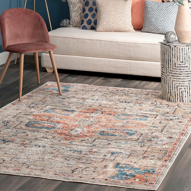 nuLOOM Janessa Croix Medallion Area Rug