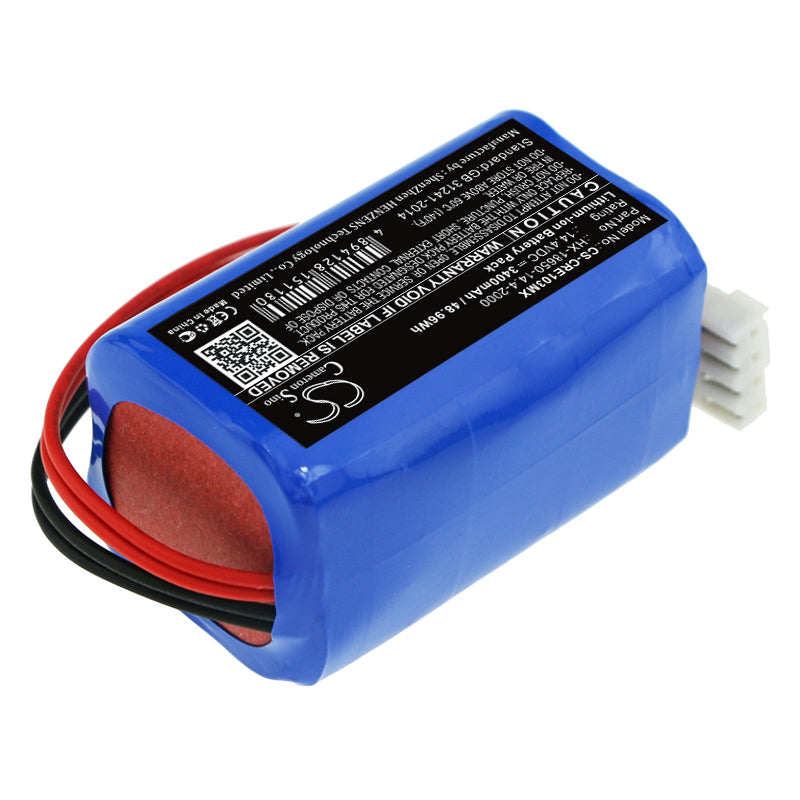 Carewell ECG1103 ECG1103B ECG1103G ECG1103L ECG1106 3400mAh Medical Replacement Battery BatteryClerkcom Medical