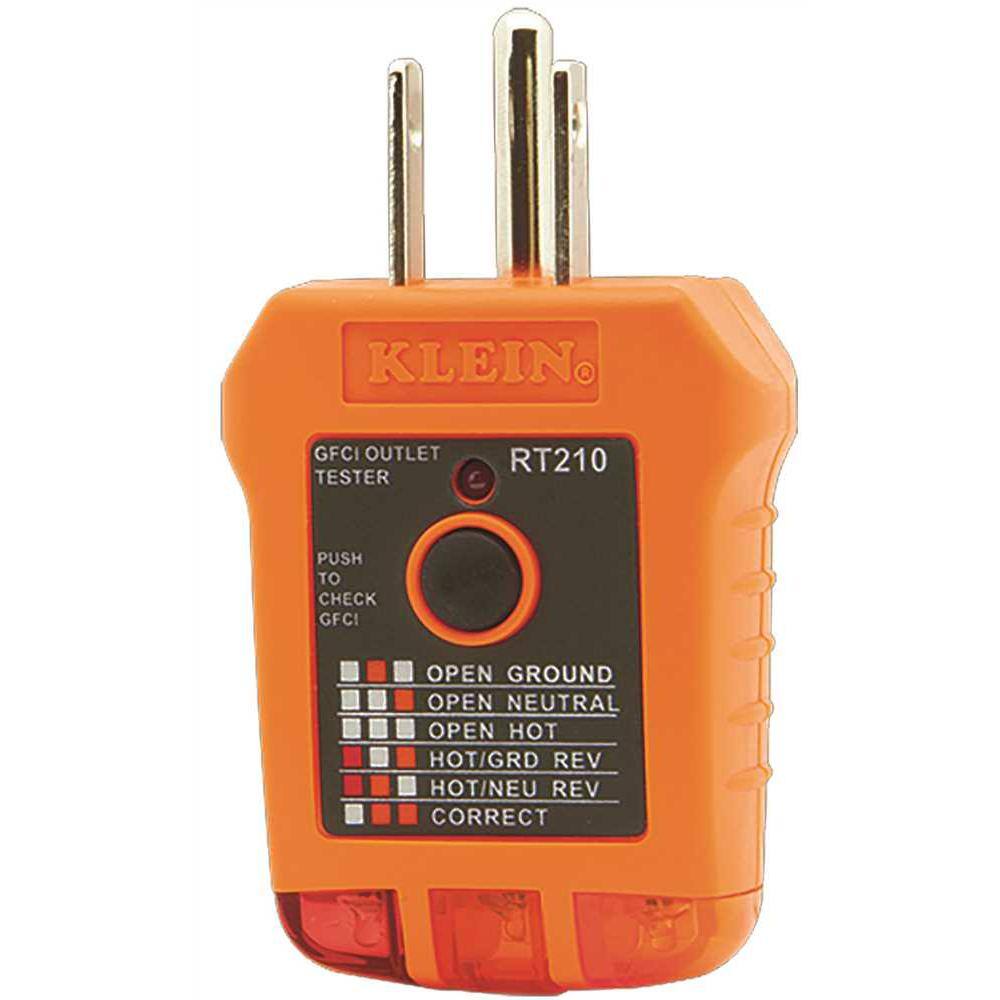 Klein Tools GFCI Receptacle Tester RT210