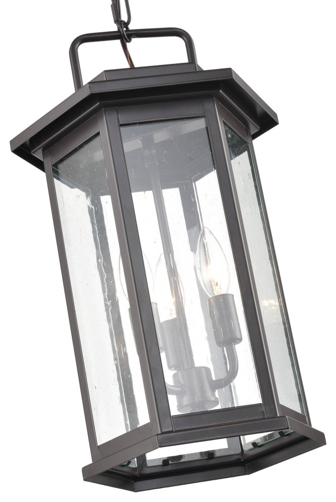 3 Light 11 quotOutdoor Fixture   Transitional   Outdoor Hanging Lights   by Millennium Lighting Inc  Houzz