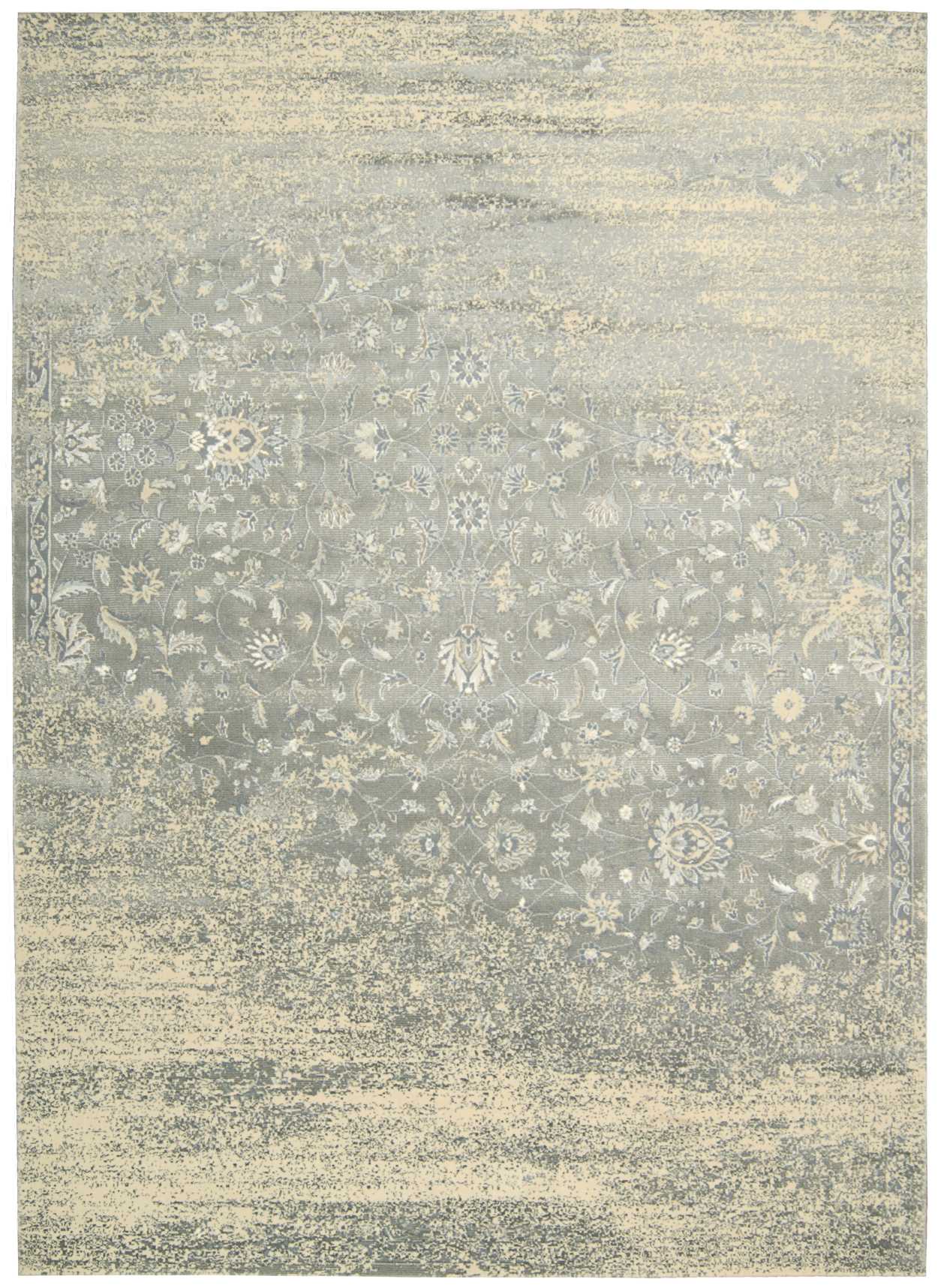 Luminance Hand Loomed Silver Rug