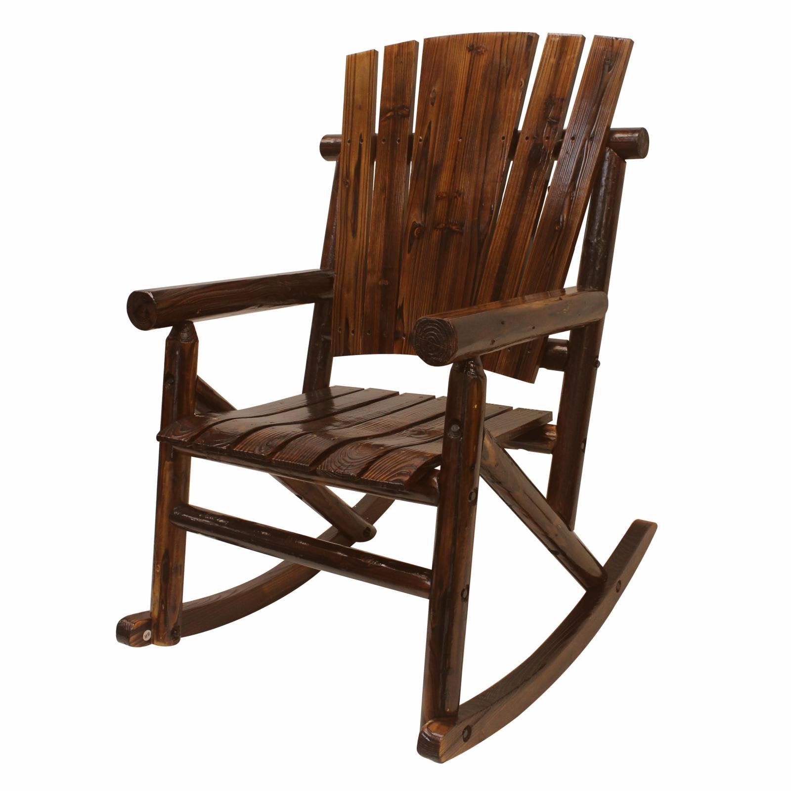 Leigh Country Char-log Porch Rocker Chair