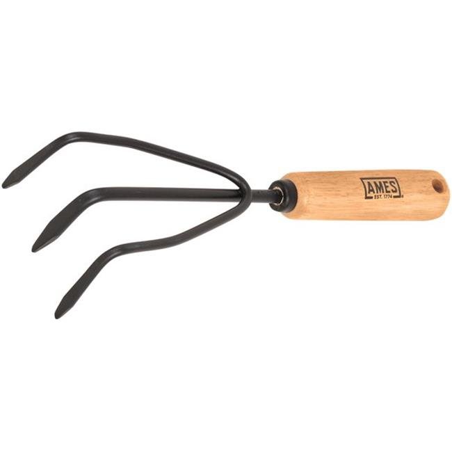 AMES-True Temper 34925974 2446300 Hand Cultivator with Wood Handle