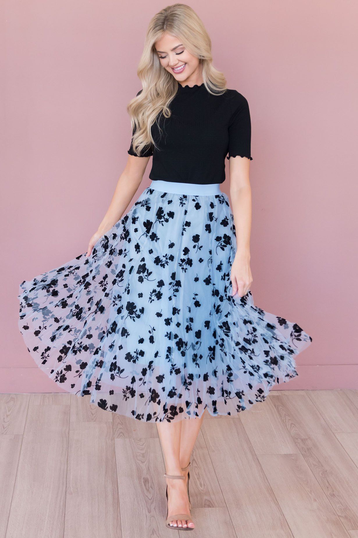 Forever Love Song Modest Tulle Skirt