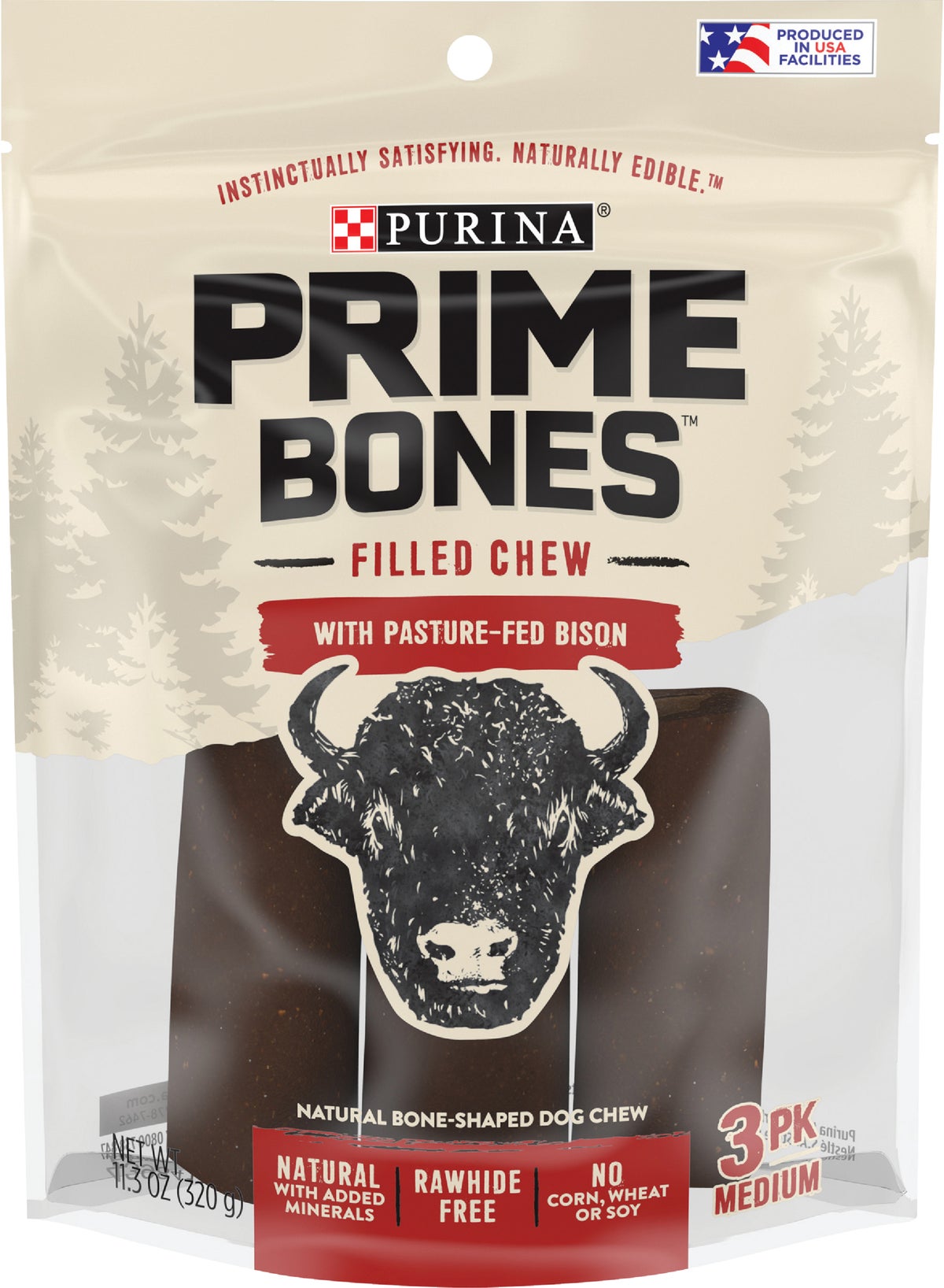 Purina Prime Bones Dog Treat 11.3 Oz.