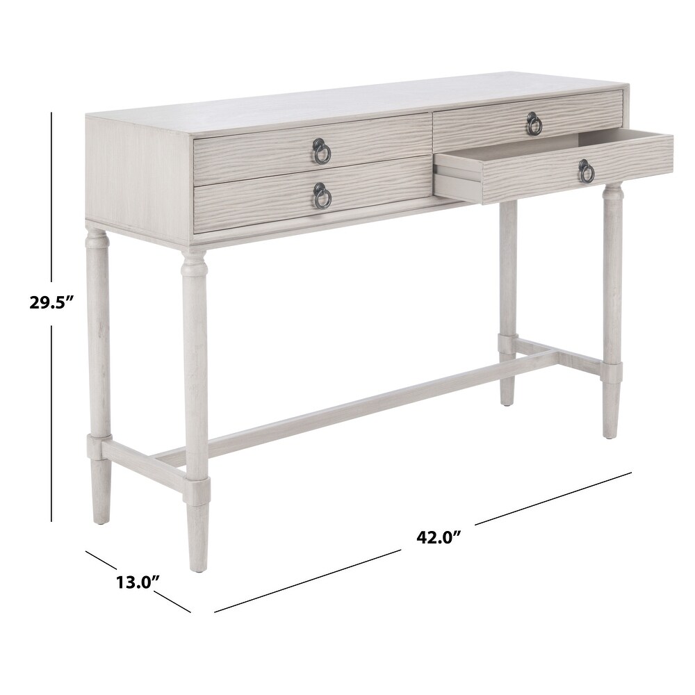 SAFAVIEH Aliyah 4 Drawer Console Table   42\