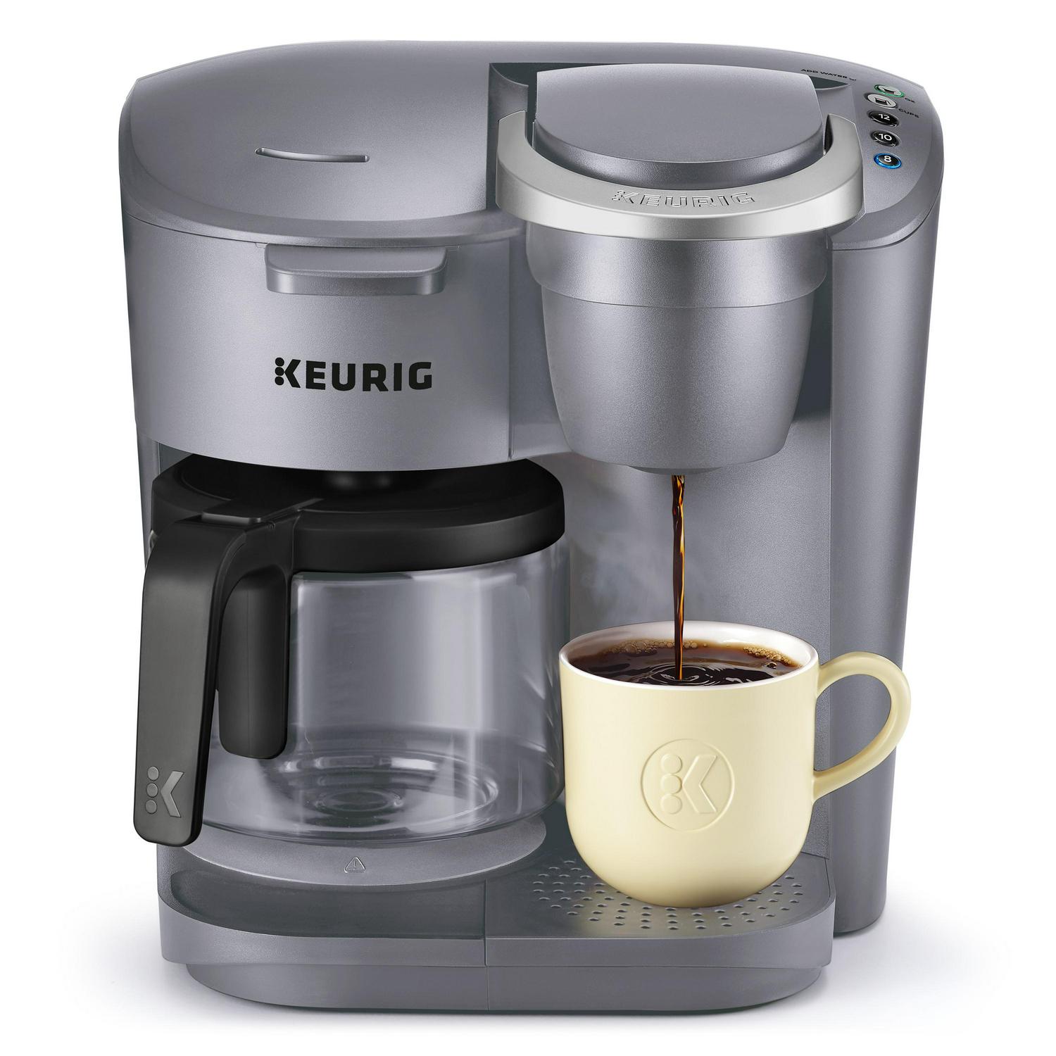 Keurig KDuo Essentials Single Serve and Carafe Coffee Maker Moonlight Gray  Crowdfused