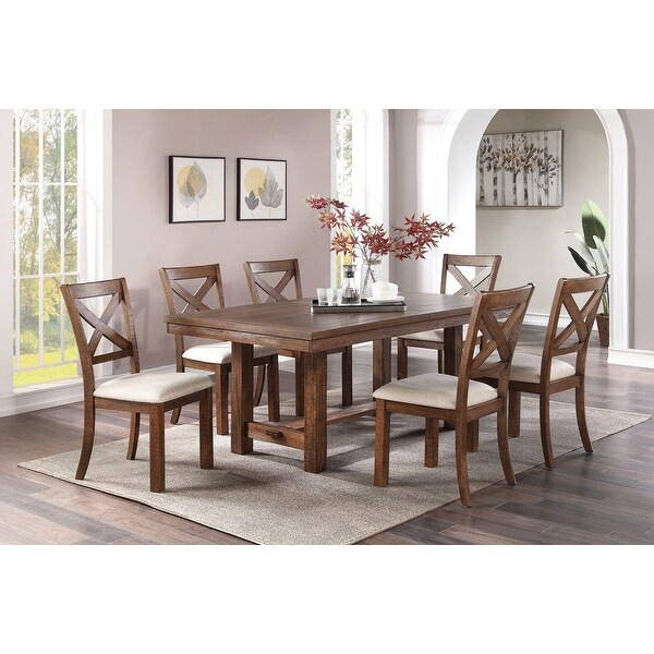 Wooden Dining Table in Brown