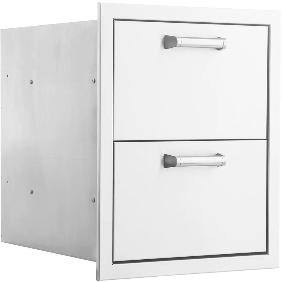 Signature 16-Inch Stainless Steel Double Access Drawer