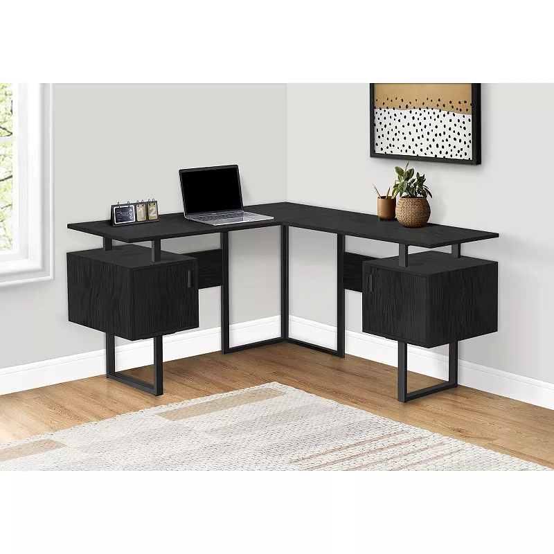 Monarch Contemporary L-Shape Computer Desk