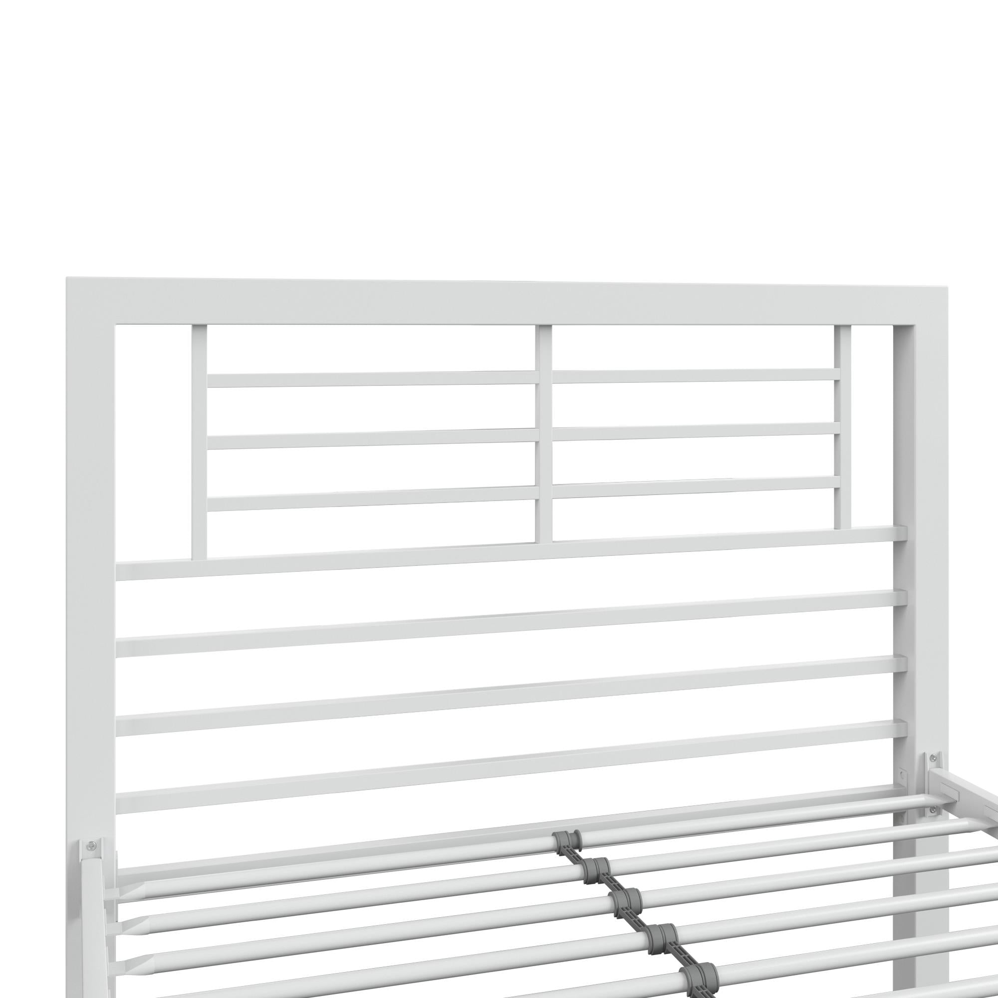 DHP Your Zone Twin Metal Bed, Multiple Colors, (White)