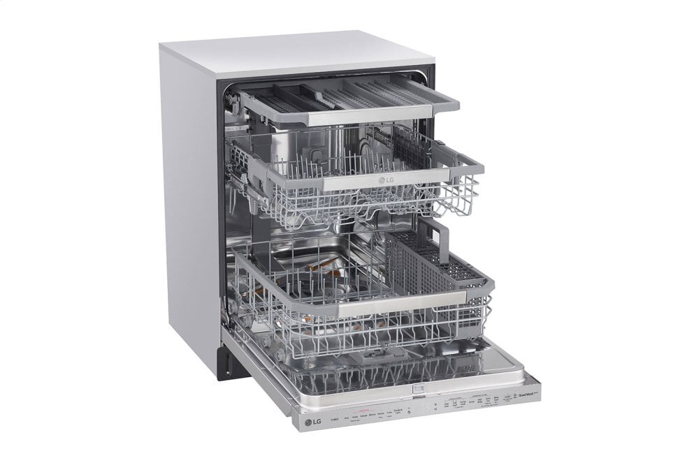 Lg LDP6810SS Top Control Smart Wi-Fi Enabled Dishwasher With Quadwash™ And Truesteam®