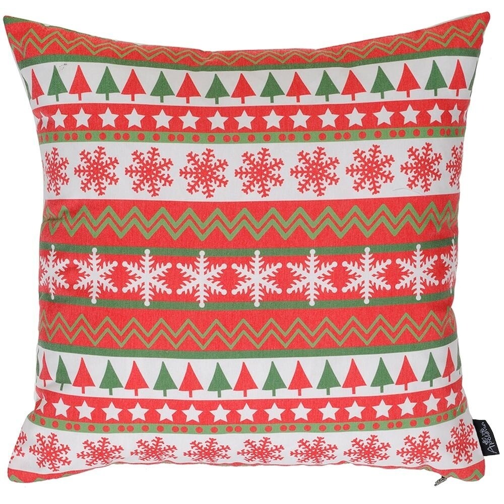 Snowflake Merry Christmas Throw Pillow Cover Christmas Gift 18\