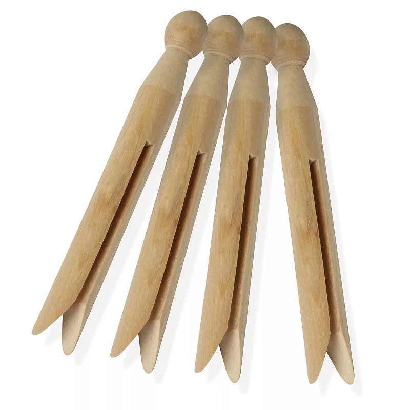 Honey-Can-Do 100-pk. Wood Clothespins