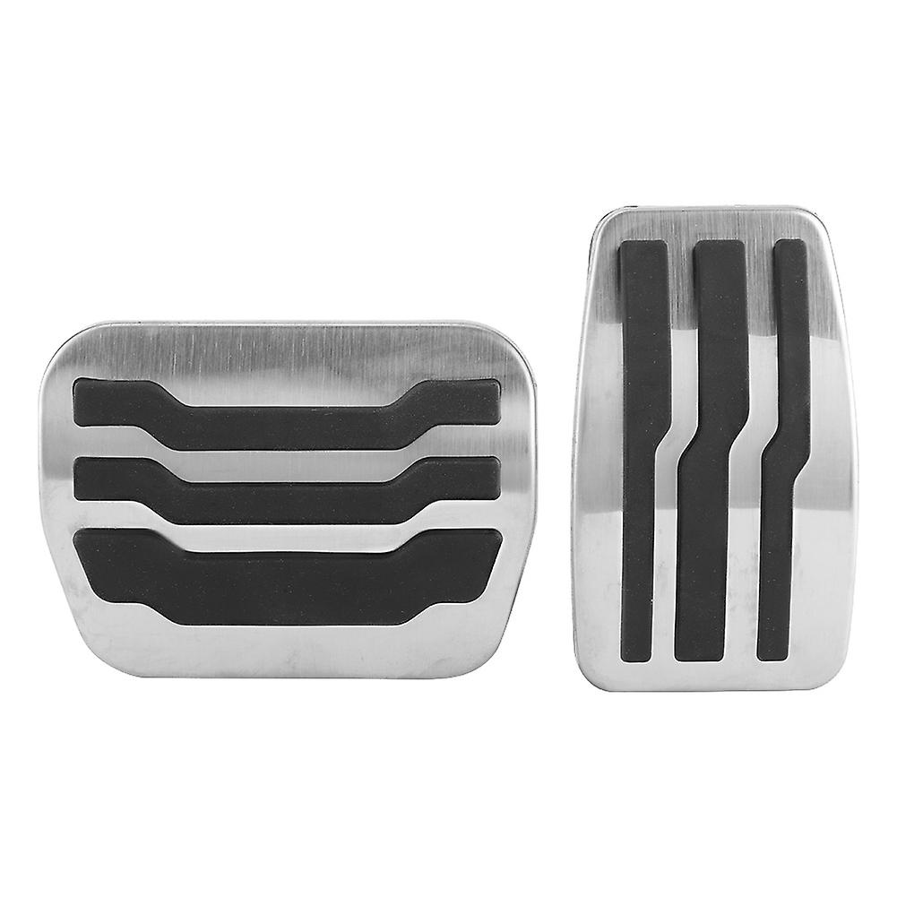 2pcs Accelerator Pedal Anti-slip Throttle Foot Rest Pad Fit For Ford F150 Raptor 09-14 At