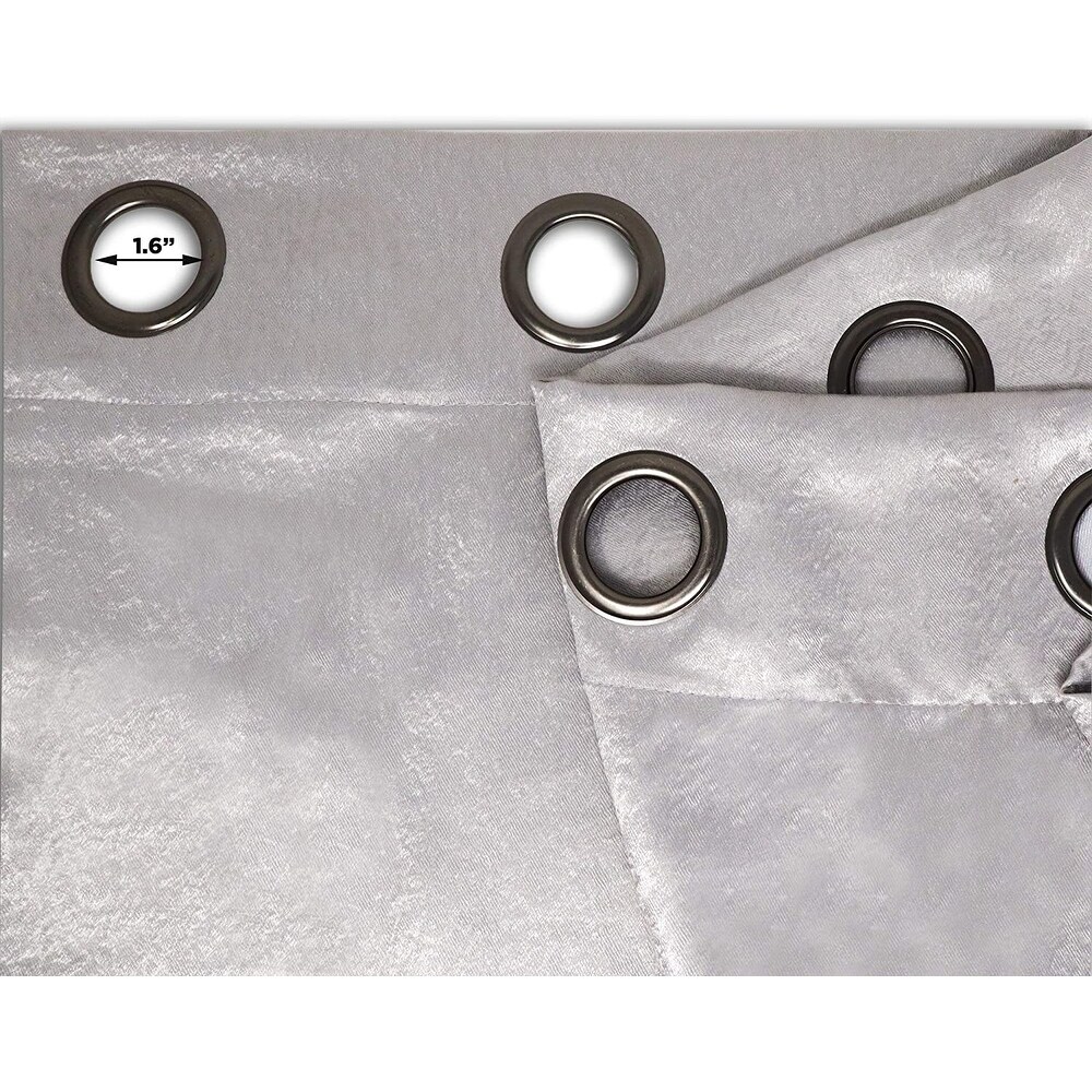 Thermal Insulated Blackout Grommet Top Curtain Panel Pair 52\