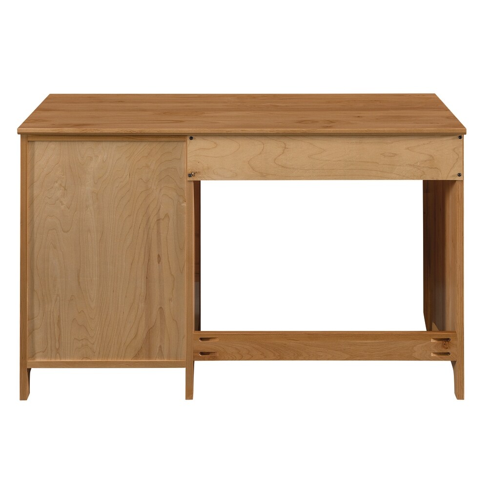 Coder Crossing Solid Wood 4 Drawer Desk