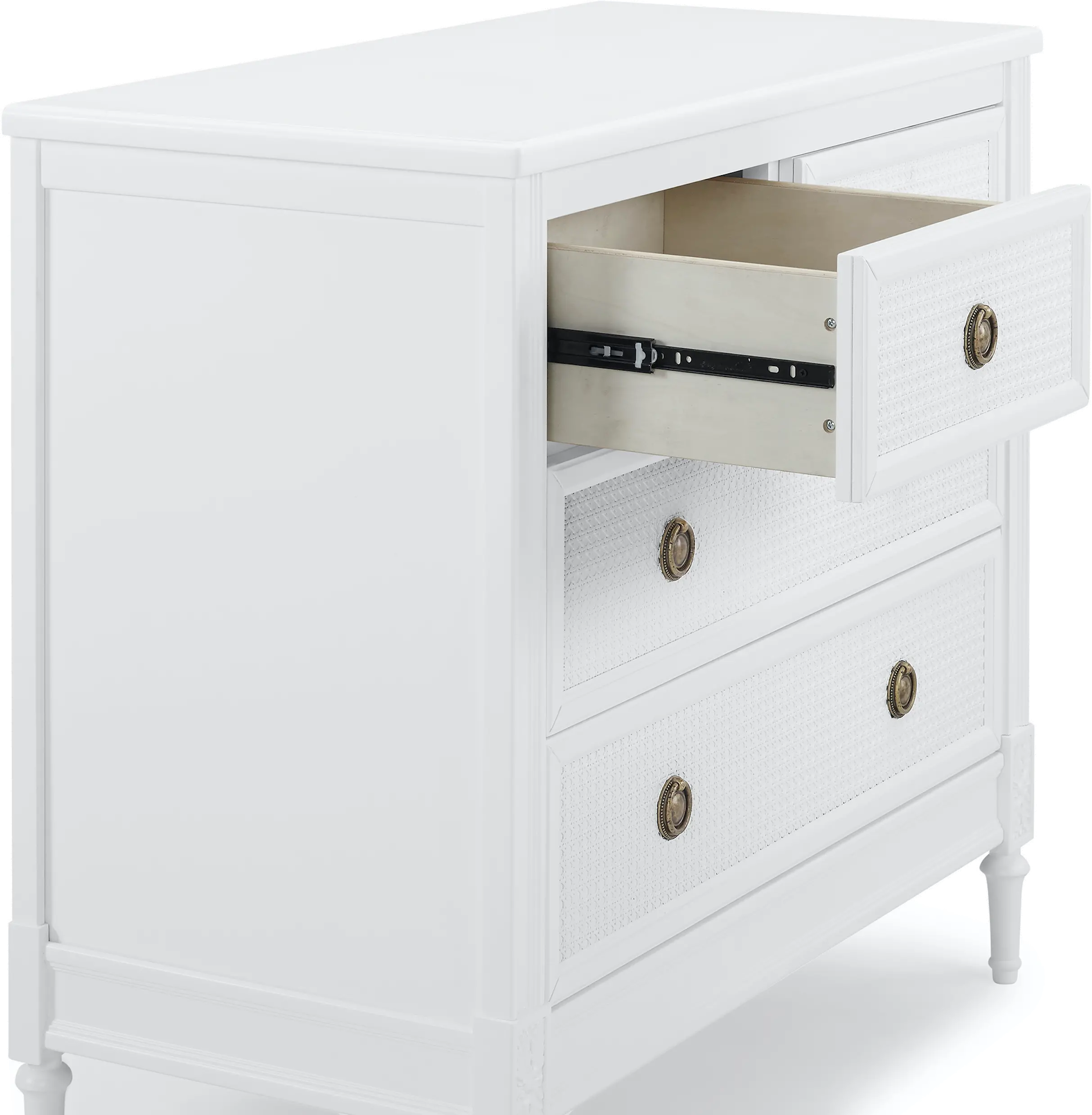 Madeline White Dresser with Changing Top