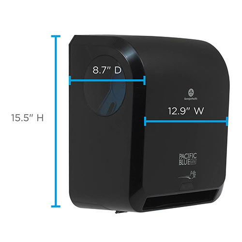 Georgia Pacific Pacific Blue Ultra High Capacity Paper Towel Dispenser | Automated， 12.9 x 9 x 16.8， Black | GPC59590