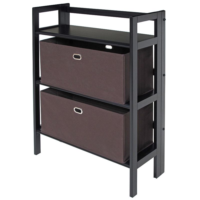 Winsome Torino Storage Cabinet and Baskets 3-piece Set