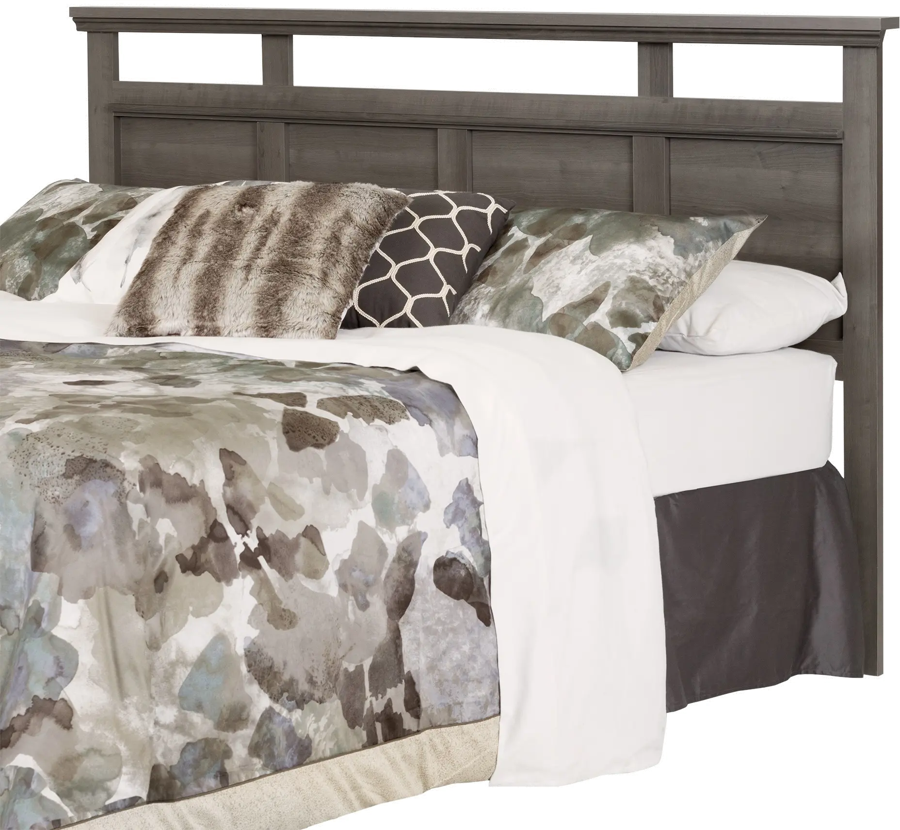 Versa Gray Maple King Headboard - South Shore