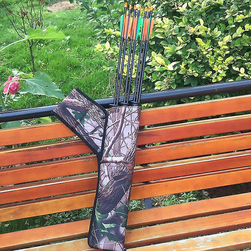 Three Tube Arrow Pot Quiver Double Strap Can Be Shoulder Back Waist Archery Arrow Archery Archery Accessories Bow And Arrow Bag