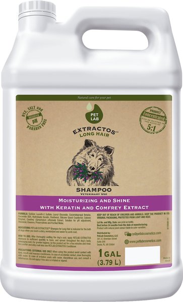 PetLab Extractos Long Hair Comfrey Extract Dog Shampoo