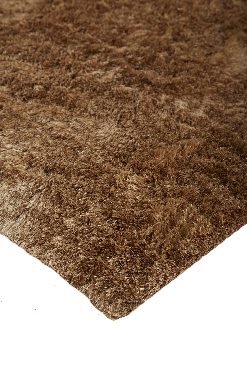 Freya Hand Tufted Golden Brown Rug by BD Fine