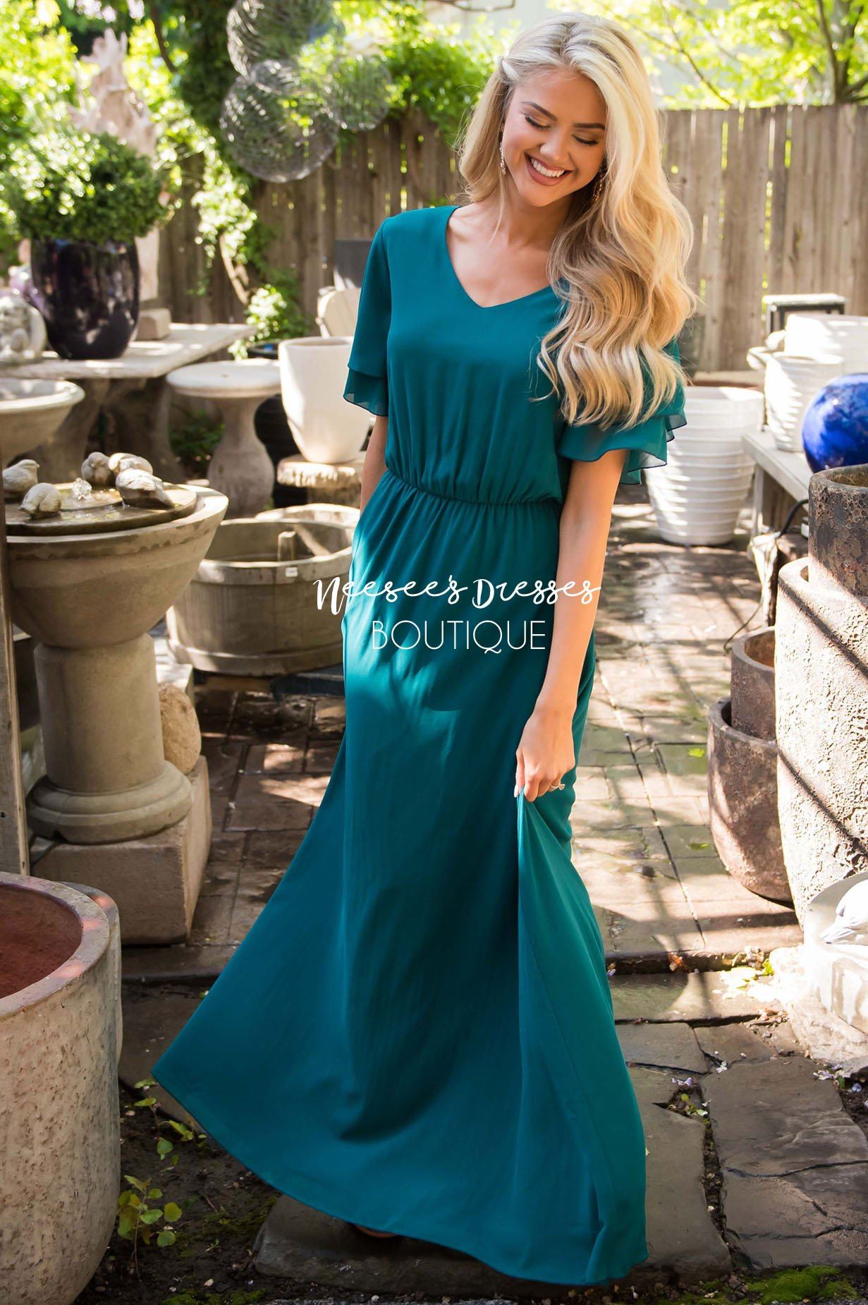 The Chloe Chiffon Maxi Dress