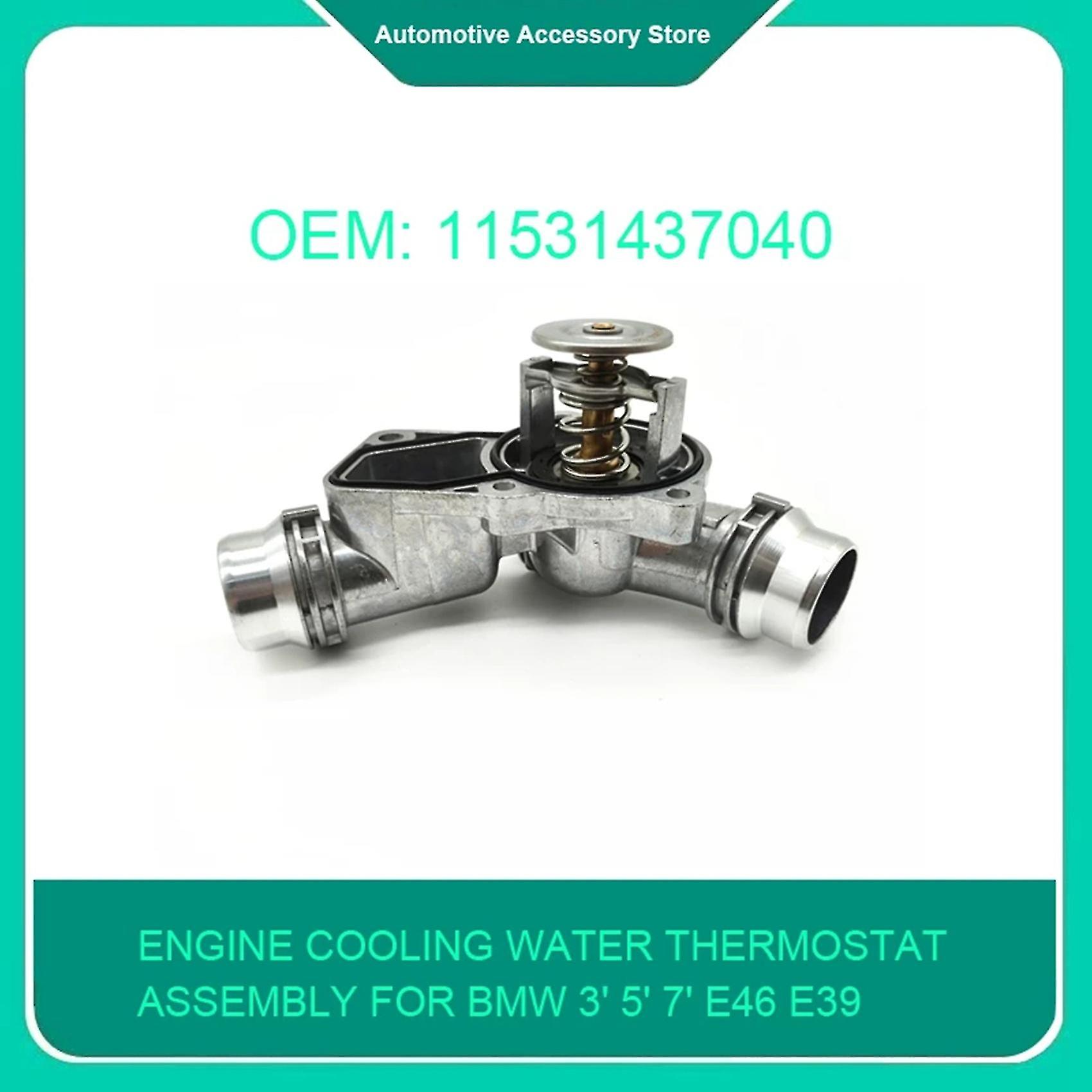 11531437040 Car Cooling Water Thermostat Assembly For 3' 5' 7' E46 E39 X5 X3 Z3 Z4 330i 525i 115314