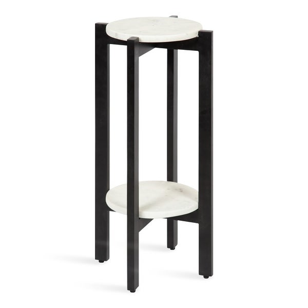 Kate and Laurel Moxley Round Wood Accent Table