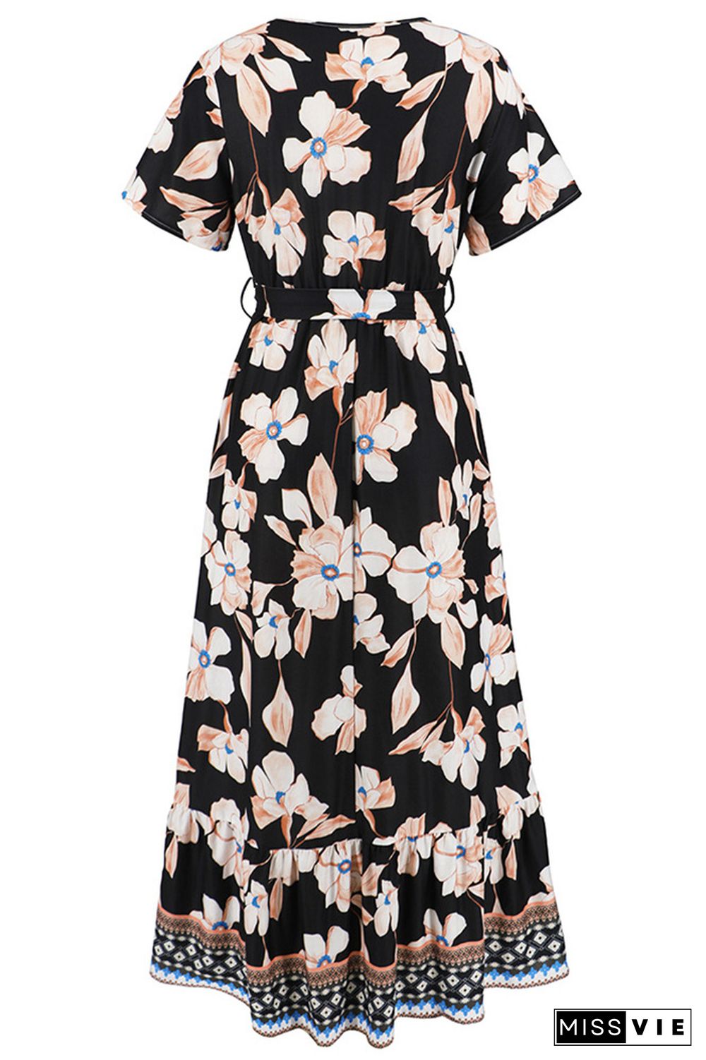 Bohemia Style Floral Maxi Dress