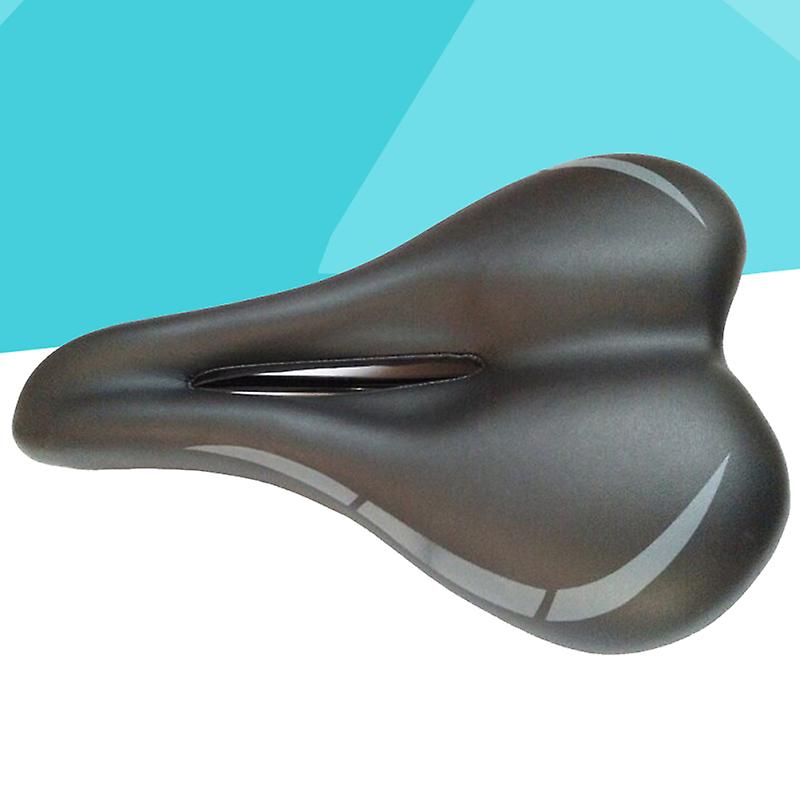 Comfortable Bike Saddle Thicken Mountain Bike Seat Cushion Breathable Riding Seat Cushion For Bike Outdoorblack， Without Seat Clip