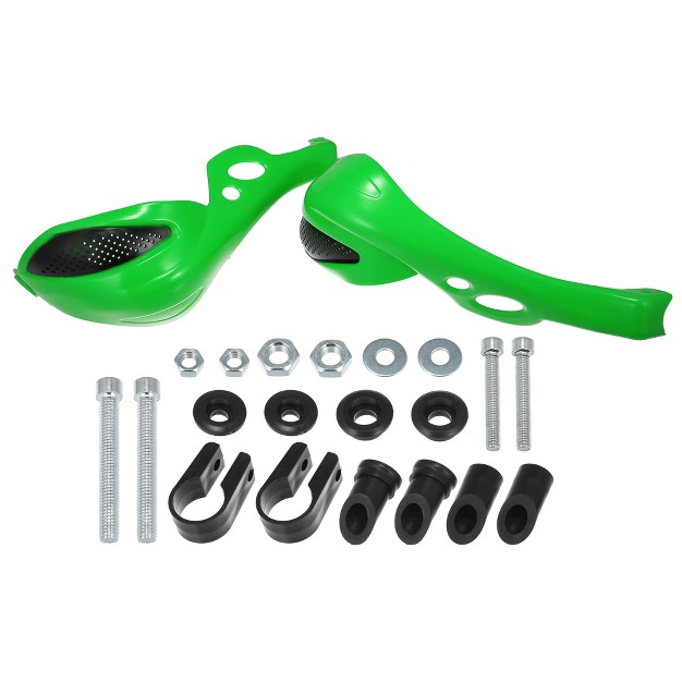 Unique Bargains Universal Motorcycle Handlebars Green 1 Pair