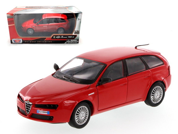 Motormax Alfa Romeo 159 SW Red 1/24 Diecast Car Mo...